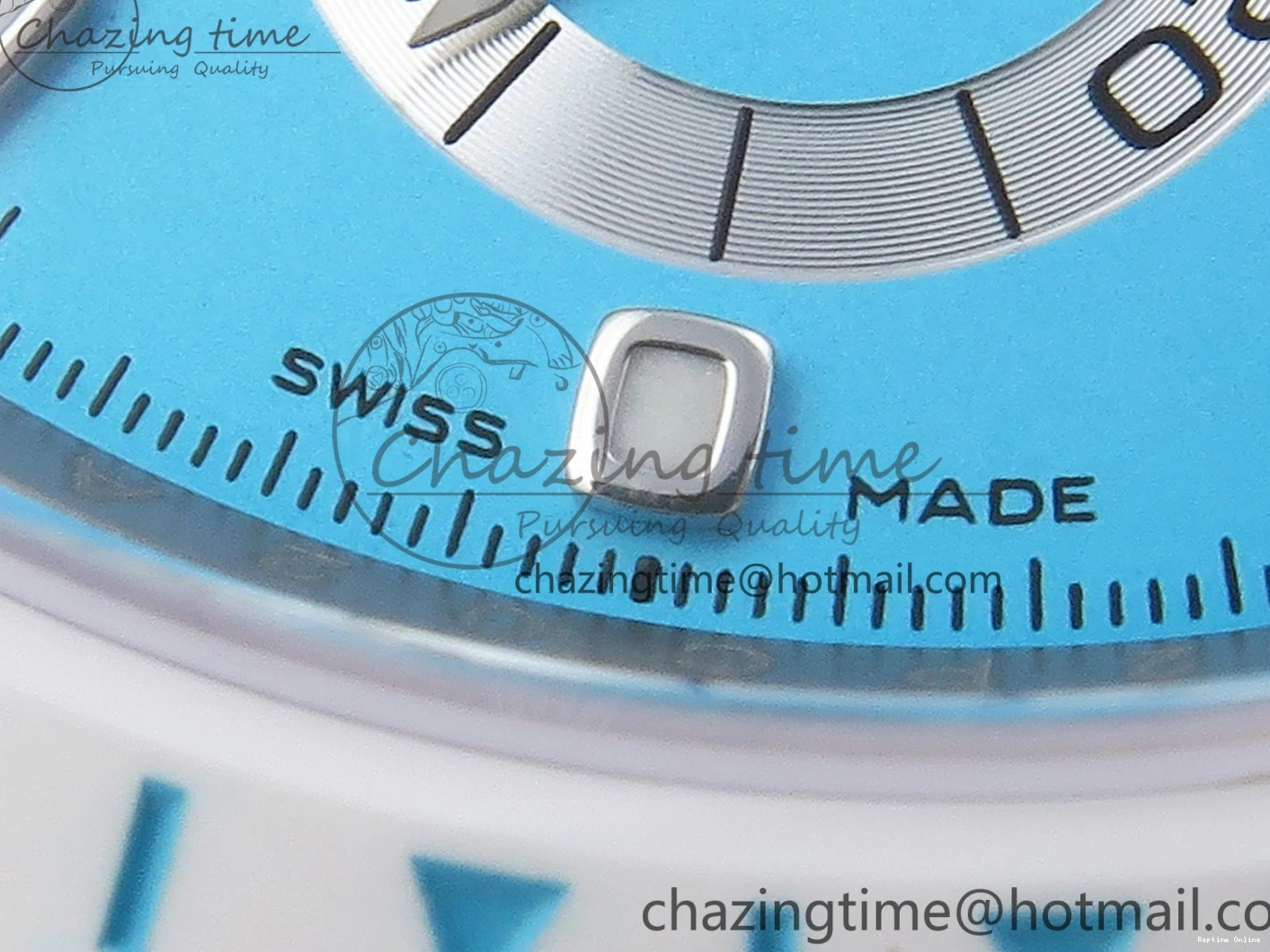 1224 Daytona AET White Ceramic Case and Bracelet Tiffany Blue Dial SA4130 V GoAnywhere 1889